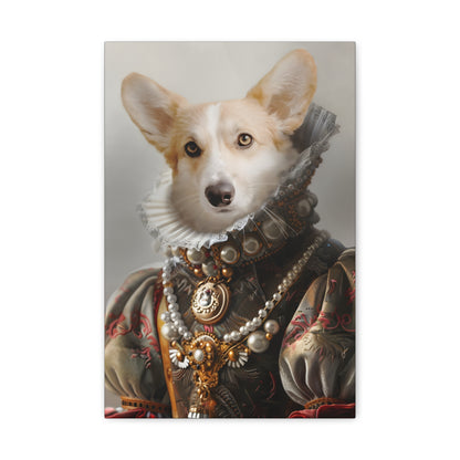 Custom Pet Canvas: Noble Renaissance Art