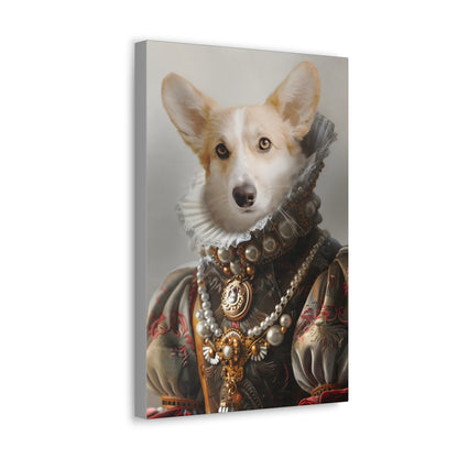 Custom Pet Canvas: Noble Renaissance Art