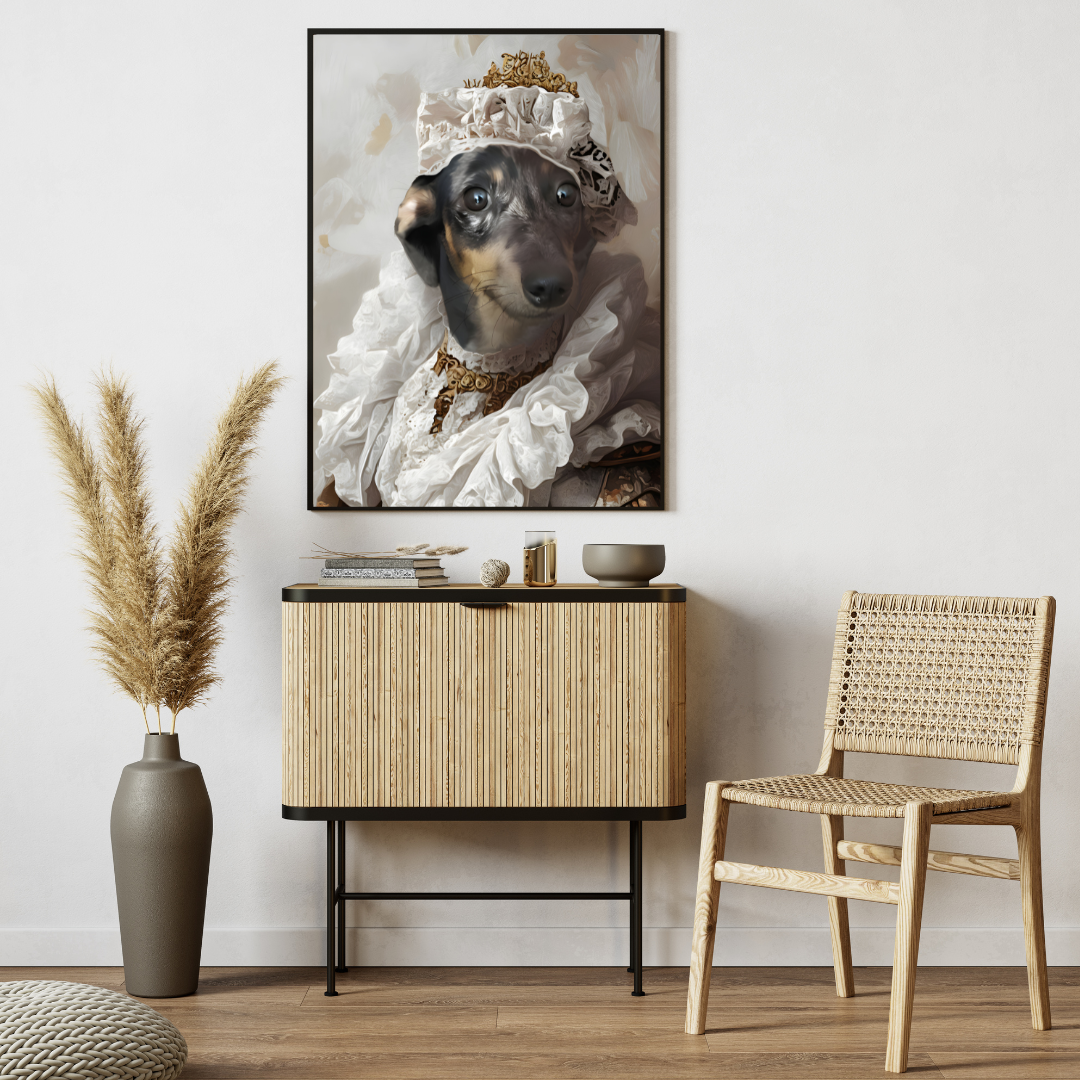 Custom Pet Portrait in Renaissance Style