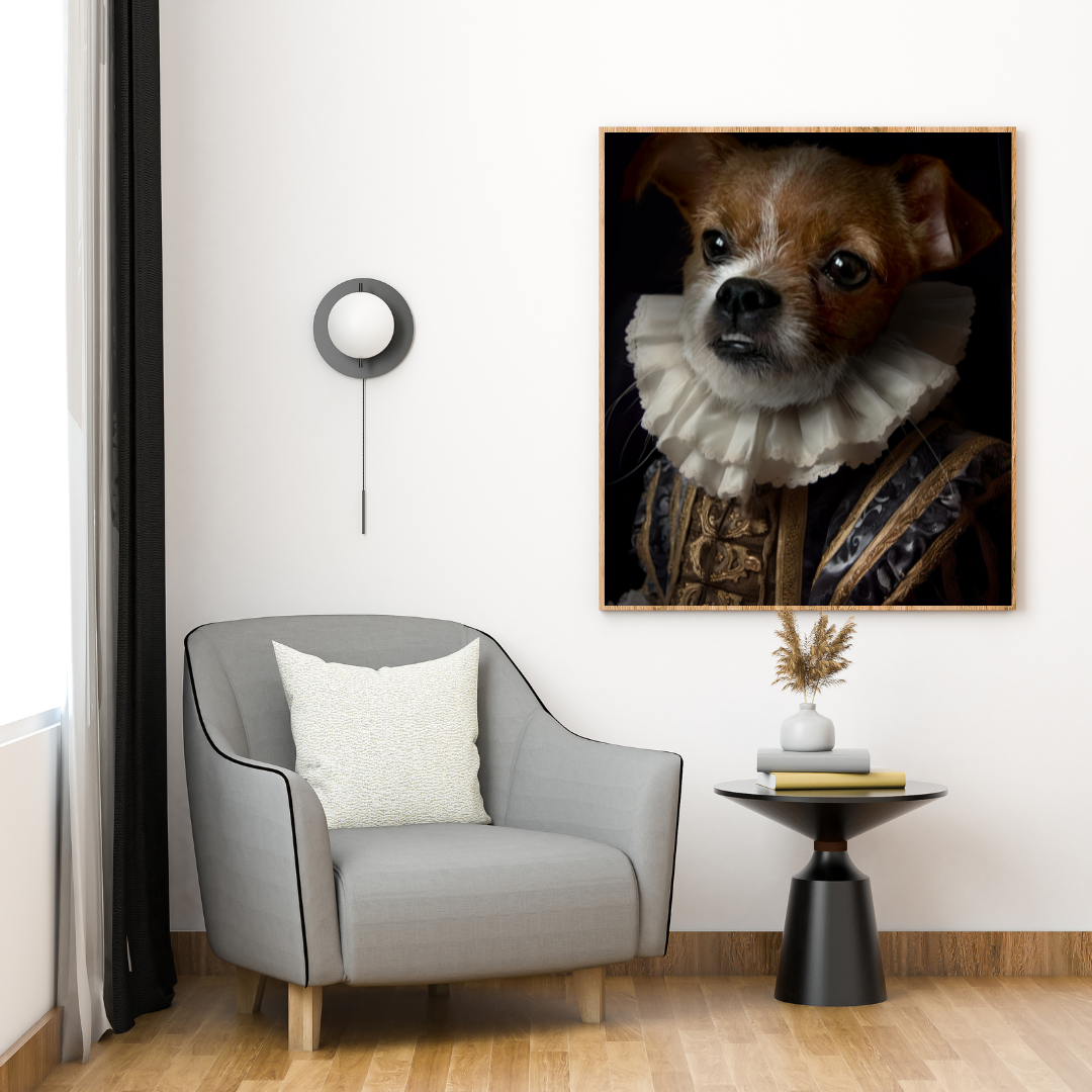 Personalized Pet Art: Royal Makeover